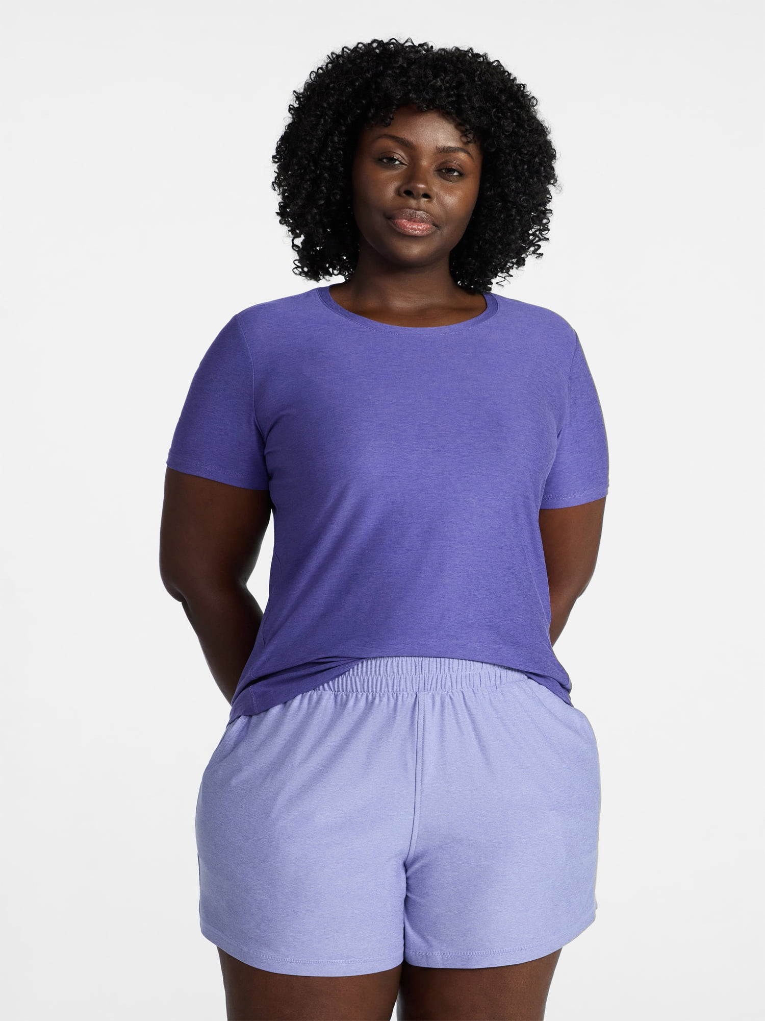 Athletic Works Women's and Women's Plus Performance ButterCore Tee, Sizes XS-4X