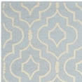 thumbnail image 5 of SAFAVIEH Cambridge Julian Geometric Wool Area Rug, Light Blue/Ivory, 9' x 12', 5 of 7