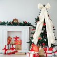 thumbnail image 5 of 20 x 78 Inches Large Christmas Tree Topper Bow - Fluffy Tulle/Satin Xmas Bow for Tree, Wreath, Wall, Door, Car Decor - Extra Large Bows with Long Streamers Holiday Wedding Party Decorations, 5 of 5