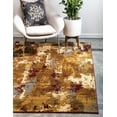 thumbnail image 2 of Unique Loom Barista Distressed Modern Area Rugs, Beige, 2 of 8