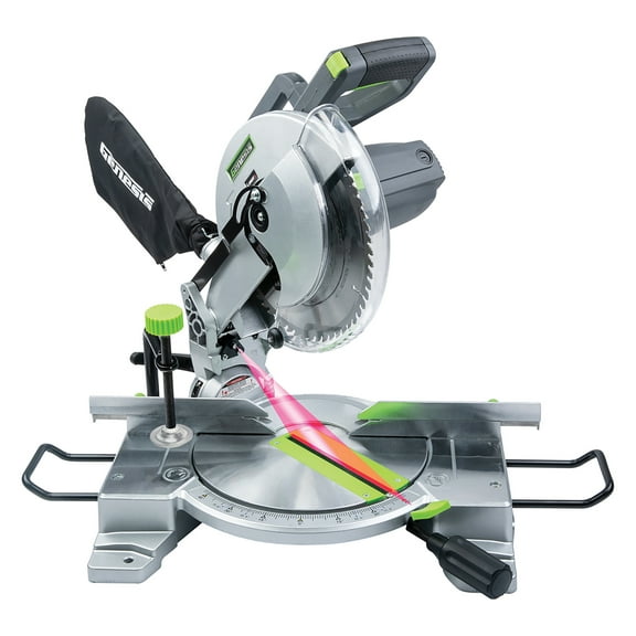 Genesis 15-Amp 10-In. Compound Miter Saw with Laser Guide and Blade, GMS1015LCPT