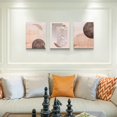 thumbnail image 4 of Boho Wall Decor Living Room Canvas Wall Art For Office Family Wall Decorations For Bedroom Modern Abstract Geometry Paintings Canvas Pictures Artwork Inspirational Home Decor 3 Pieces Set, 4 of 7