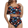 thumbnail image 1 of Traje de baño para mujer, conjunto de traje de baño con volantes para mujer, trajes de baño para mujer, conjuntos de bikini para mujer, trajes de baño de bikini para mujer, 1 of 5