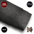 thumbnail image 3 of European Leather Works 12-14 oz4.8-5.6 mm Bridle Veg Tan Leather Pieces Cowhide Black 2PCS 2.5-4 SQ FT Tooling Thick Leather Material Sheets Belts, Holster, Saddle, Scraps, Shapes, Crafting, 3 of 12