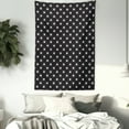 thumbnail image 3 of Stars Tapestry, Grungy Background with Doodle Stars and Rays as Dashed Lines Starburst Theme, Wall Hanging for Bedroom Living Room Dorm Decor, 60W X 80L Inches, Black and White, by Ambesonne, 3 of 5