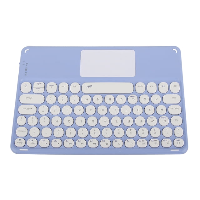 Laptop Touch Wireless Keyboard Round Keycaps Ergonomic Design Ultra Thin Smart Touch Wireless Keyboard for Tablets Laptops