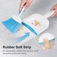 thumbnail image 4 of Mini Broom and Dustpan Set , Small Dustpan and Brush Set , Whisk Broom and Dustpan Set, Small Broom and Dustpan Set for Desk, Home, Kitchen Necessities, Hand Dust pan and Brush Set (Blue), 4 of 8