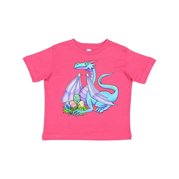 Inktastic Blue Easter Dragon with Painted Eggs Boys or Girls Toddler T-Shirt