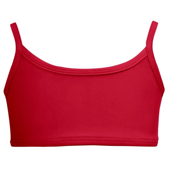 Girls UPF 50  Bikini Swim Top | Red