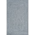 thumbnail image 2 of nuLOOM Rowan Braided Texture Indoor/Outdoor Area Rug, 6' x 9', Blue, 2 of 2