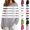 thumbnail image 3 of Sweaters for Women Oversized Crewneck Long Sleeve Chunky Knit Pullover Sweaters Tops Trendy Fall Outfits, 3 of 7