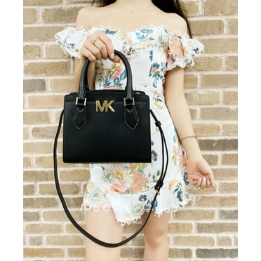 Michael Kors 35T0GOXM6L Medium Messenger Handbag IN BLACK