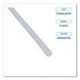 thumbnail image 4 of Jumbo Straws, 7.75", Plastic, Translucent, Unwrapped, 250/pack, 50 Packs/carton | Bundle of 2 Cartons, 4 of 8