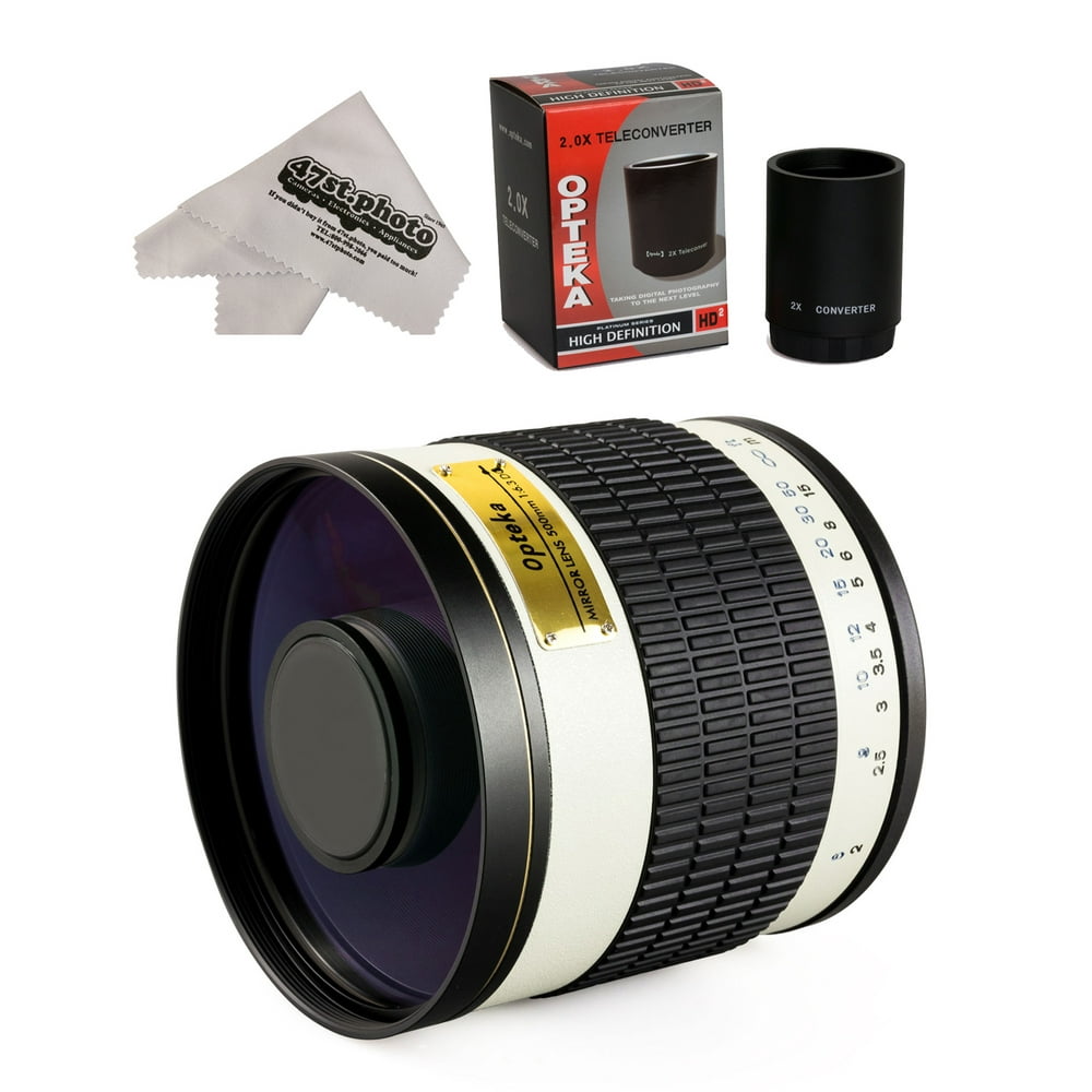 Opteka 500mm/1000mm f/6.3 HD Telephoto Mirror Lens for Sony Alpha A99V