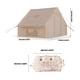 thumbnail image 5 of Yeshouse Tienda de campaña inflable para 6-8 personas, impermeable, de montaje rápido y con bomba, Oxford, de lujo, ideal para acampar y aventuras al aire libre, glamping, 5 of 7
