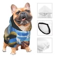 thumbnail image 3 of Balery Western Desert Cactus Sudadera con Capucha para Perros Pequeños – Ropa para Mascotas, Disfraz para Perros y Gatos, Ideal para Fiestas y Cosplay-XX-Large, 3 of 7
