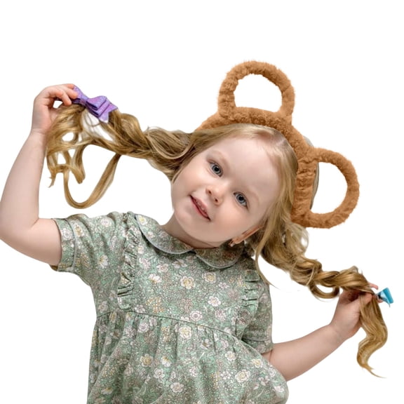 Headband, Animal Ear Headbands, Cute Bear Ears Hairband, Cosplay Headwear for Women Girls, Masquerade, Party, Fun Prop, Photo Booth Accessory Baberdicy, Ideal for Children, Teens