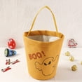 thumbnail image 2 of Seau de Rangement Alimentaire Halloween pour Bonbons en Toile Citrouille Réutilisable Portable Multifonction Meilleur Cadeau de Fête Halloween, 2 of 7