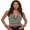 Light Green, variant on Women Halter Top, Tie-up Sleeveless Tops Backless Studded Summer Vest for Club Party