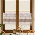 thumbnail image 3 of Neutral Tone Polyester Blend Window Drapery Privacy Solution for Room, 3 of 13