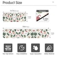 thumbnail image 3 of Yayeee Faucet Mat for Kitchen Sink 14.7" Diatomite Long Splash Guard Pad, White Christmas Holly, 3 of 7