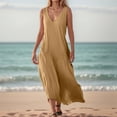 thumbnail image 4 of Quality Versatile Product Ideal For Everyday Use Durable And Performance For All Your Needs Beach Dresses for Women Long Maxi Ruffle Womens Dress in Dresses Knee Length Dresses for Women Womens, 4 of 6