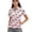 Cartoon Owls Pink Bows, variant on Whosucclay Calf and Rose Pattern Soft Polo Shirts for Bowling Golf Tennis, Anti Fade Golf Polo Tops 1/4 Zip Polyester Golf Shirt Size Medium