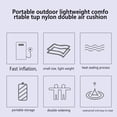 thumbnail image 4 of Almohadilla de dormir Wosthever para acampar Colchón inflable plegable 2 personas TPU impermeable, 4 of 6