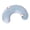Blue, variant on PrimeGo Calming Pillow for Pets Soft Dog Bed Pillow U-Shaped Neck Support Plush Fluffy Half Donut Cushion Pet Pillow for Small Dogs Cats