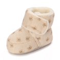 thumbnail image 3 of Newborn Warm Fleece Cute Bear Crawling Prewalk Baby Winter Shoes Booties, 3 of 5