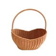 thumbnail image 4 of Cesta tejida decorativa con asa, cesta organizadora para la cosecha de frutas y verduras. L, 4 of 7