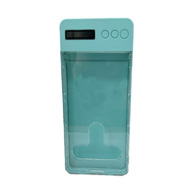Caja de bloqueo de teléfonos inteligentes con temporizador, casillero de teléfono contenedor de bloqueo electrónico portátil para niños estudiantes Azul