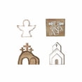 thumbnail image 2 of Creatine Easter Tiered Tray Easter Wooden Sign Tabletop Farmhouse For Easter Kitchen Home Party Holiday, 2 of 3