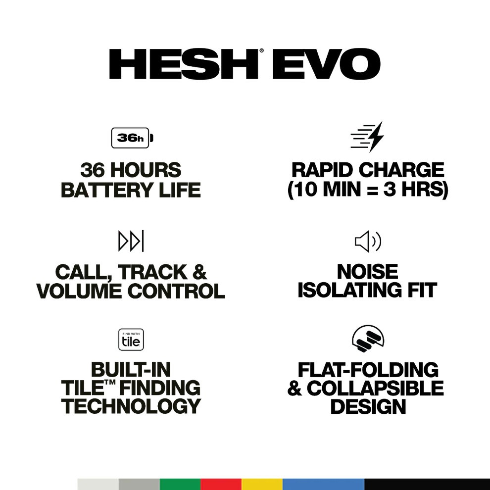 Skullcandy Hesh EVO Wireless Over-Ear Headphones, Black photo 4