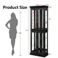 thumbnail image 3 of HIUU Tall Curio Cabinets with Glass Doors,Tall Glass Display Cabinet with Lights,China Cabinets with Doors(Black), 3 of 8