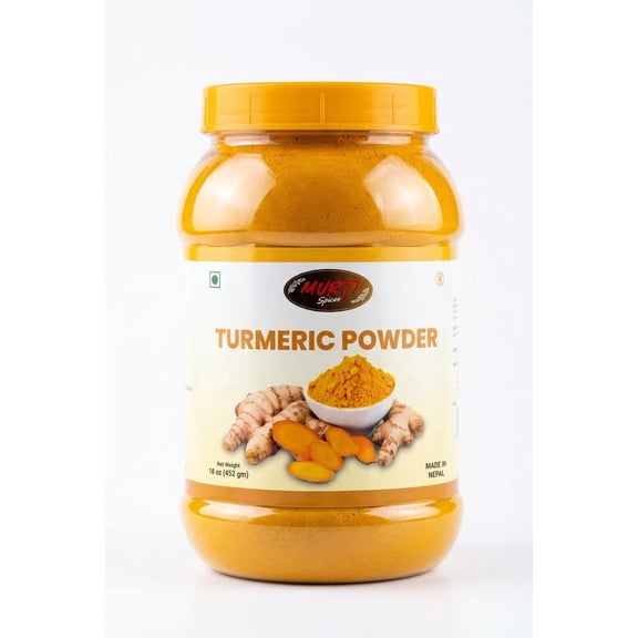 Myverse Murti Spices Turmeric (Haldi/Besar) Powder ,16oz