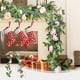 thumbnail image 4 of Guirnalda Floral Navideña de 2 M con Flores Rojas y Blancas y Follaje Verde, Decoración Navideña para Repisas, Puertas y Escaleras, Decoración Interior y Exterior., 4 of 6