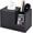 Black, variant on Square Tissue Box Cover,Multifunctional Tissue Box Holder,Tissue Box with Storage,Tissue and Remote Control Holder,Tissue Box Decorative Desk Organizer for Home&Office