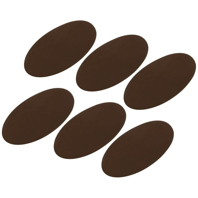 Unique Bargains Patchs en Tissu Thermocollants Coude Genou Patchs de Réparation Chameau Foncé pour Réparation de Vêtements Kit de Réparation Lot de 6