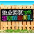 thumbnail image 1 of Back To School 13 oz Vinyl Banner With Metal Grommets, 1 of 4