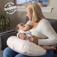 thumbnail image 4 of Boppy Nursing Pillow - Ergonomic Bottle & Breastfeeding Pillow with High, Firm, Large Area, Water-Repellant with Washable Cover;  Baby Safety Alliance Verified - Tan Checkered Stripes, 4 of 10