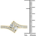 thumbnail image 4 of 1/2 Carat T.W. Diamond 10kt Yellow Gold Two-Stone Bypass Band, 4 of 5
