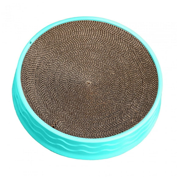 Rascador para gatos 2 en 1, juguete de entrenamiento, garra de molienda, tabla para rascar grande, azul Yuyangstore Almohadilla para rascar gatos