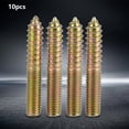 thumbnail image 5 of 10pcs 10x60mm Double Ended Dowel Screws for Woodworking Wooden Furniture Connector Set Bienvenido, 5 of 8