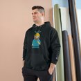thumbnail image 3 of Happy Face Engineer Streetwear Classic Champion Hoodie, 3 of 4