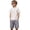 Beige and Grey Striped, variant on Boy's 2 Pieces Summer Shorts Outfits Linen Set Casual Henley Shirts Short Sleeve Top and Short