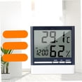 thumbnail image 3 of Termómetro interior higrómetro digital con pantalla LCD de caracteres grandes en negrita, tecnología mejorada de ahorro de energía, sala de alta precisión, 3 of 5