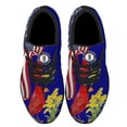 thumbnail image 2 of Kentucky Stte Cardinal and Goldenrod Flower Shoes Sneakers Black Size 8.5, 2 of 7