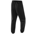 thumbnail image 4 of Fnnxeal Mens Sweatpants, Casual Slacks with Stretch Polar Fleece Fall Winter Drawstring Black Sweatpants for Men Size 2XL, 4 of 8