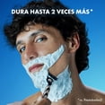 thumbnail image 3 of Cartucho de Rastrillo Gillette Mach3 con 3 Hojas para Rasurar al Ras, 2 pzas, 3 of 5